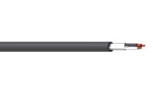 1 Triad 0.5mm2 Overall Foil PVC/PVC Dekoron® Instrumentation Cable - Black Sheath