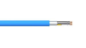 2 Pair 0.5mm2 Overall Foil PVC/PVC Dekoron® Instrumentation Cable - Blue Sheath