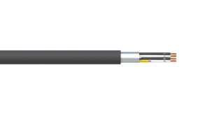 2 Pair 0.5mm2 Overall Foil PVC/PVC Dekoron® Instrumentation Cable - Black Sheath