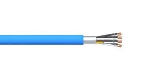 4 Pair 0.5mm2 Overall Foil PVC/PVC Dekoron® Instrumentation Cable - Blue Sheath