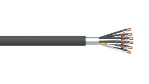 10 Pair 0.5mm2 Overall Foil PVC/PVC Dekoron® Instrumentation Cable - Black Sheath