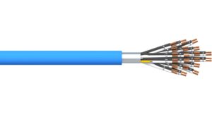 20 Pair 0.5mm2 Overall Foil PVC/PVC Dekoron® Instrumentation Cable - Blue Sheath
