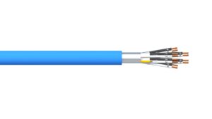 6 Pair 0.5mm2 Ind & Overall Foil PVC/PVC Dekoron® Instrumentation Cable - Blue Sheath