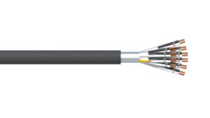 10 Pair 0.5mm2 Ind & Overall Foil PVC/PVC Dekoron® Instrumentation Cable - Black Sheath