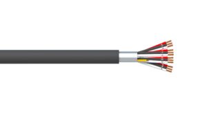 4 Triad 0.5mm2 Overall Foil PVC/PVC Dekoron® Instrumentation Cable - Black Sheath