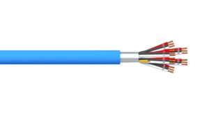 6 Triad 1.5mm2 Overall Foil PVC/PVC Dekoron® Instrumentation Cable - Blue Sheath