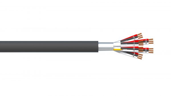 6 Triad 0.5mm2 Ind & Overall Foil PVC/PVC Dekoron® Instrumentation Cable - Black Sheath