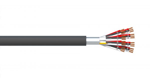 8 Triad 1.5mm2 Ind & Overall Foil PVC/PVC Dekoron® Instrumentation Cable - Black Sheath