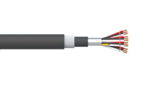 4 Triad 0.5mm2 Overall Foil PVC/SWA/PVC Dekoron® Instrumentation Cable - Black Sheath