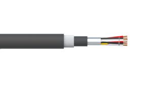 2 Triad 1.5mm2 Overall Foil PVC/SWA/PVC Dekoron® Instrumentation Cable - Black Sheath