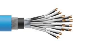 12 Pair 1.5mm2 Cu/PVC/OS/PVC/SWA/PVC Maser Instrumentation Cable - Blue Sheath