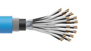 16 Pair 1.5mm2 Cu/PVC/OS/PVC/SWA/PVC Maser Instrumentation Cable - Blue Sheath