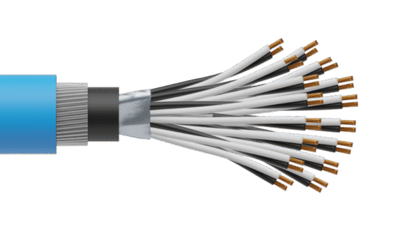 16 Pair 1.5mm2 Cu/PVC/OS/PVC/SWA/PVC Maser Instrumentation Cable - Blue Sheath