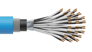 24 Pair 1.5mm2 Cu/PVC/OS/PVC/SWA/PVC Maser Instrumentation Cable - Blue Sheath