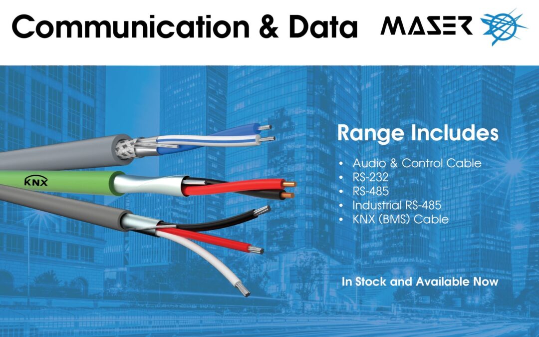Communication and Data Cable available now at Maser