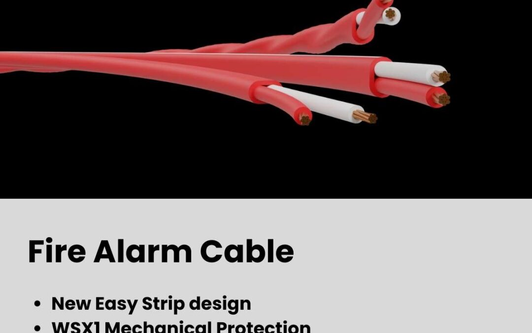 Fire Alarm Cable – now with new easy strip design!