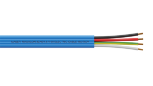 3C+E 1.5mm2 PVC/PVC Flat TPS Air Conditioner Cable 450/750v - Blue Sheath