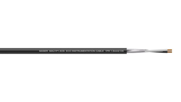 1PR 1.5mm2 Overall Screen PVC/PVC Eco Instrumentation Cable