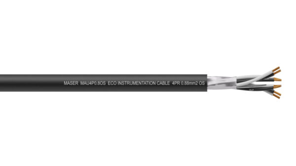4PR 0.88mm2 Overall Screen PVC/PVC Eco Instrumentation Cable