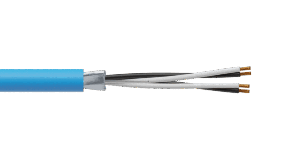 2 Pair 0.5mm2 Cu/PVC/OS/PVC Maser Instrumentation Cable - Blue Sheath