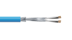 2 Pair 0.5mm2 Cu/PVC/ISOS/PVC Maser Instrumentation Cable - Blue Sheath