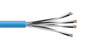 4 Pair 0.5mm2 Cu/PVC/OS/PVC Maser Instrumentation Cable - Blue Sheath