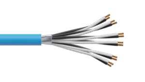 6 Pair 0.5mm2 Cu/PVC/OS/PVC Maser Instrumentation Cable - Blue Sheath