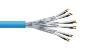 6 Pair 0.5mm2 Cu/PVC/ISOS/PVC Maser Instrumentation Cable - Blue Sheath