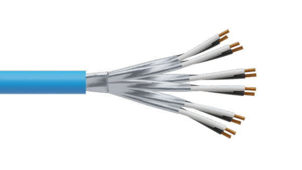 6 Pair 0.5mm2 Cu/PVC/ISOS/PVC Maser Instrumentation Cable - Blue Sheath