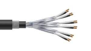 6 Pair 0.5mm2 Cu/PVC/ISOS/PVC/SWA/PVC Maser Instrumentation Cable - Black Sheath