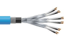 6 Pair 0.5mm2 Cu/PVC/ISOS/PVC/SWA/PVC Maser Instrumentation Cable - Blue Sheath