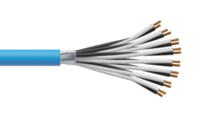 8 Pair 0.5mm2 Cu/PVC/OS/PVC Maser Instrumentation Cable - Blue Sheath