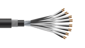 8 Pair 0.5mm2 Cu/PVC/OS/PVC/SWA/PVC Maser Instrumentation Cable - Black Sheath