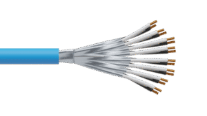 8 Pair 0.5mm2 Cu/PVC/ISOS/PVC Maser Instrumentation Cable - Blue Sheath