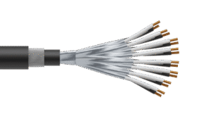 8 Pair 0.5mm2 Cu/PVC/ISOS/PVC/SWA/PVC Maser Instrumentation Cable - Black Sheath