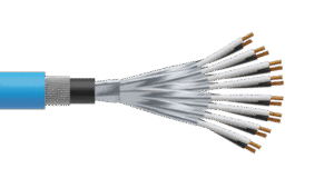 8 Pair 0.5mm2 Cu/PVC/ISOS/PVC/SWA/PVC Maser Instrumentation Cable - Blue Sheath