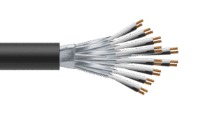 10 Pair 0.5mm2 Cu/PVC/ISOS/PVC Maser Instrumentation Cable - Black Sheath