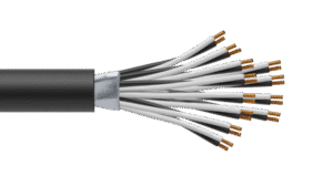 12 Pair 0.5mm2 Cu/PVC/OS/PVC Maser Instrumentation Cable - Black Sheath