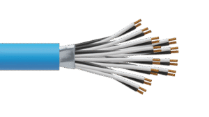 12 Pair 0.5mm2 Cu/PVC/OS/PVC Maser Instrumentation Cable - Blue Sheath