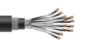 12 Pair 0.5mm2 Cu/PVC/OS/PVC/SWA/PVC Maser Instrumentation Cable - Black Sheath