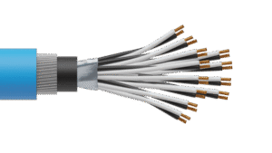 12 Pair 0.5mm2 Cu/PVC/OS/PVC/SWA/PVC Maser Instrumentation Cable - Blue Sheath