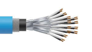 12 Pair 0.5mm2 Cu/PVC/ISOS/PVC/SWA/PVC Maser Instrumentation Cable - Blue Sheath
