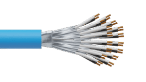 16 Pair 0.5mm2 Cu/PVC/ISOS/PVC Maser Instrumentation Cable - Blue Sheath