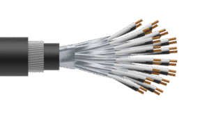 16 Pair 0.5mm2 Cu/PVC/ISOS/PVC/SWA/PVC Maser Instrumentation Cable - Black Sheath