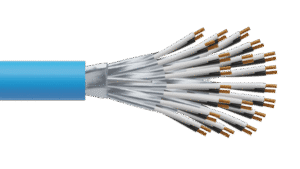 20 Pair 0.5mm2 Cu/PVC/ISOS/PVC Maser Instrumentation Cable - Blue Sheath