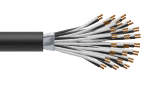 24 Pair 0.5mm2 Cu/PVC/OS/PVC Maser Instrumentation Cable - Black Sheath