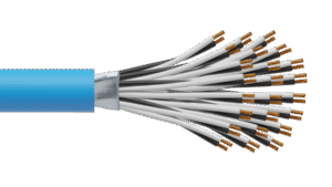 24 Pair 0.5mm2 Cu/PVC/OS/PVC Maser Instrumentation Cable - Blue Sheath