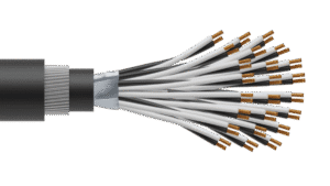 24 Pair 0.5mm2 Cu/PVC/OS/PVC/SWA/PVC Maser Instrumentation Cable - Black Sheath