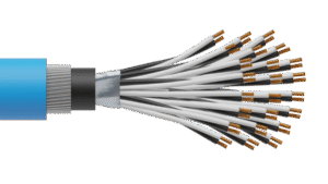 24 Pair 0.5mm2 Cu/PVC/OS/PVC/SWA/PVC Maser Instrumentation Cable - Blue Sheath