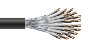24 Pair 0.5mm2 Cu/PVC/ISOS/PVC Maser Instrumentation Cable - Black Sheath